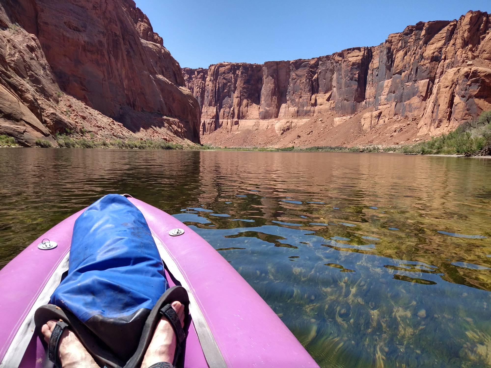 Kayaking in Glenn Canyon